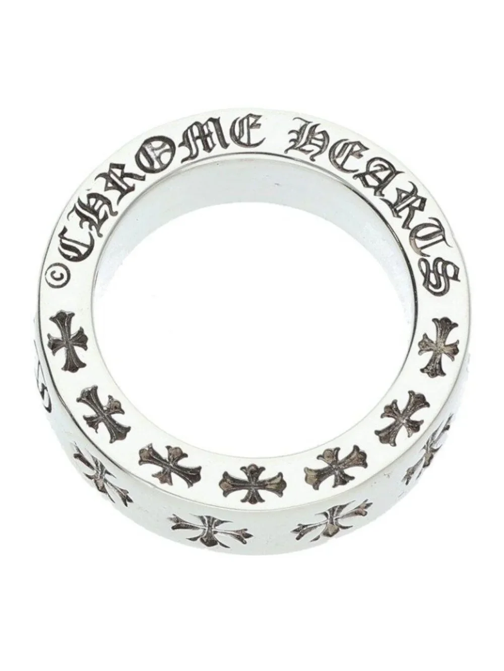 Chrome Hearts Spacer Forever Silver Ring